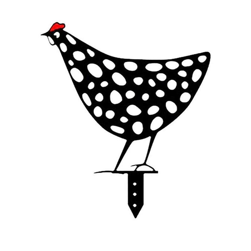 Garden Ornaments Chicken Yard Art Garden Backyard Lawn Decor Gift Easter Deco - A 9
