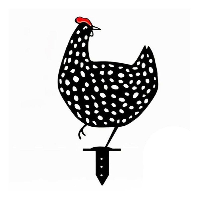 Garden Ornaments Chicken Yard Art Garden Backyard Lawn Decor Gift Easter Deco - B 6