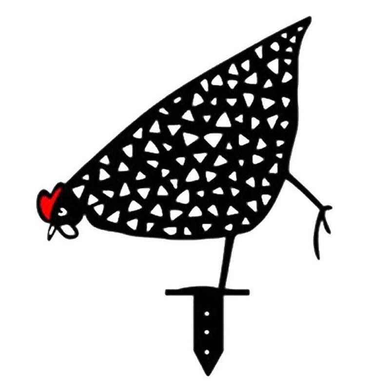 Garden Ornaments Chicken Yard Art Garden Backyard Lawn Decor Gift Easter Deco - D 7