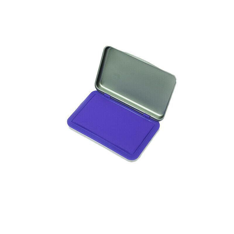 Ink Pad for Rubber Stamps and Fingerprint Crafts Non Toxic Ink for Office and DIY Use - Red 8