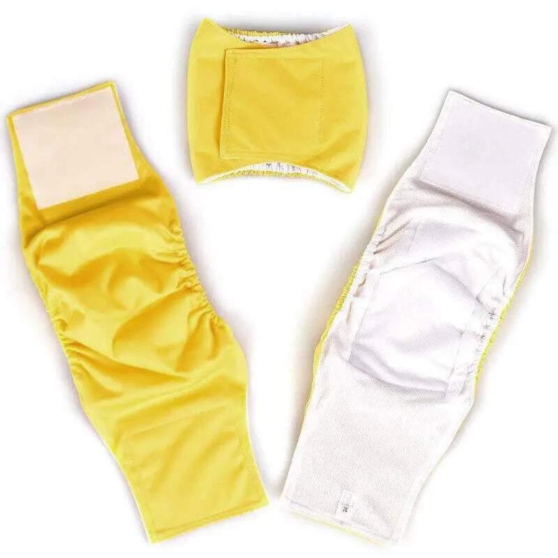 S Male Dog Puppy Nappy Diaper Belly Wrap Band Sanitary Pants Underpants - Grey 5