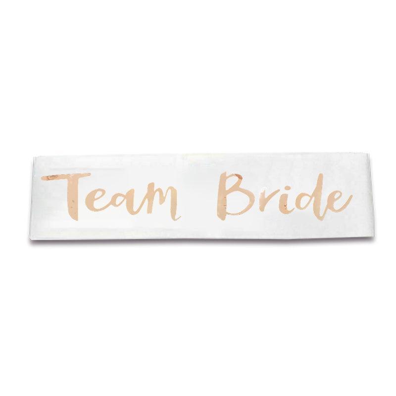 Bridal Party Sash Rose Gold Bride Bridesmaid Maid Honour Mother Hens Night Wear - Bride To Be 11