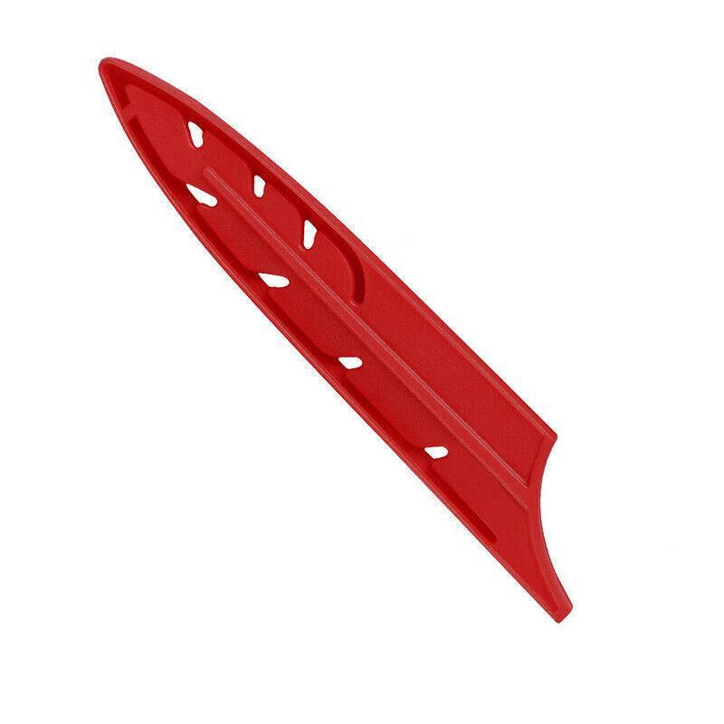 Plastic Knife Sheath Edge Guard Cover Scabbard Slicing Blade Red Protector Chef - Scabbard-3.5in 8