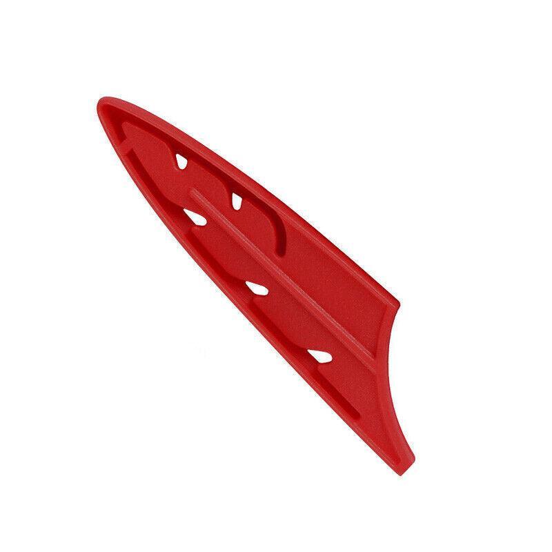 Plastic Knife Sheath Edge Guard Cover Scabbard Slicing Blade Red Protector Chef - Scabbard-5in 9