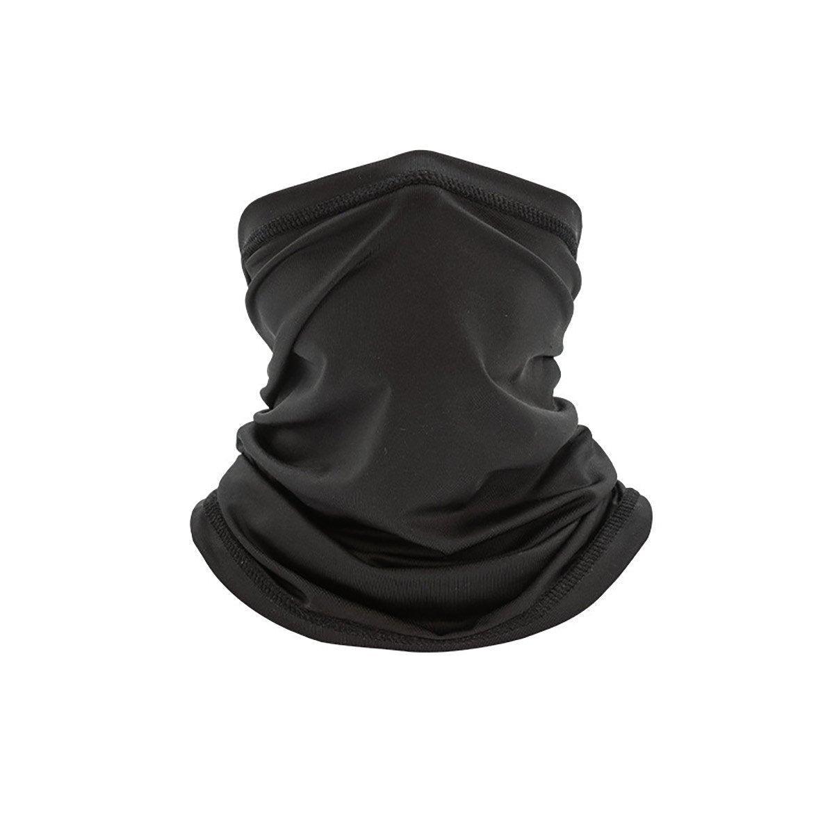 Sunblock Ice Silk Breathable Bandana Bib Face Scarf Fishing Biker Sport Headgear - Black 12