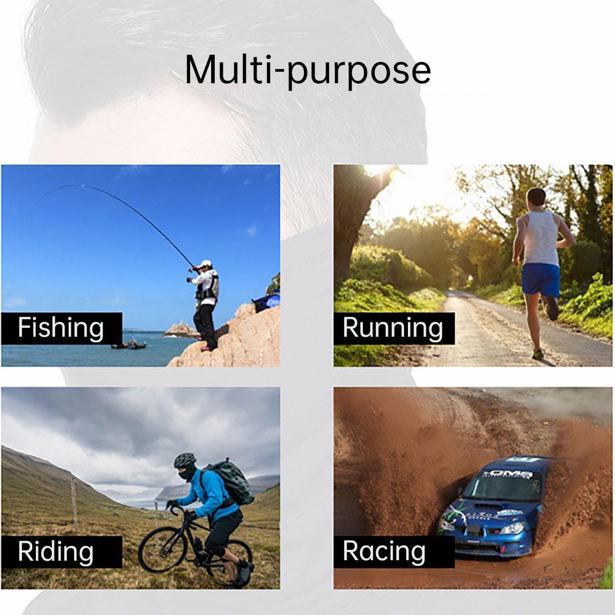 Sunblock Ice Silk Breathable Bandana Bib Face Scarf Fishing Biker Sport Headgear - Blue 4