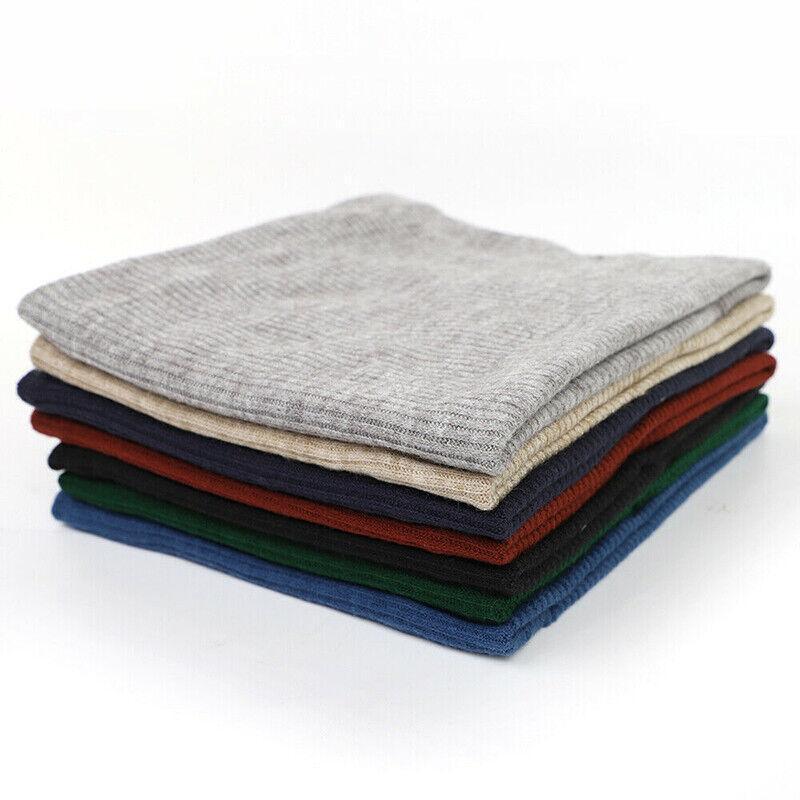 Fleece Neck Warmer Thermal Tube Scarf Winter Snood Hat for Men Women Outdoor - Blue 4