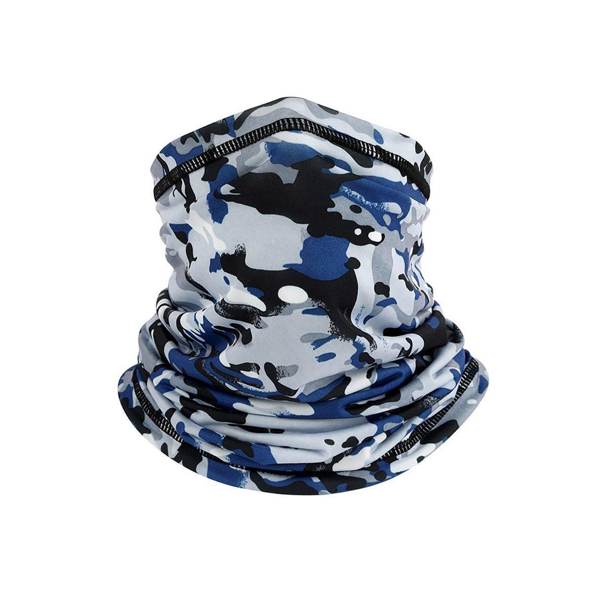 Sunblock Ice Silk Breathable Bandana Bib Face Scarf Fishing Biker Sport Headgear - Grey 6