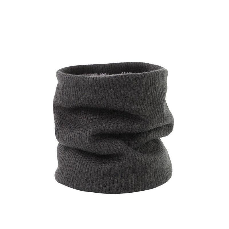 Fleece Neck Warmer Thermal Tube Scarf Winter Snood Hat for Men Women Outdoor - Navy 8