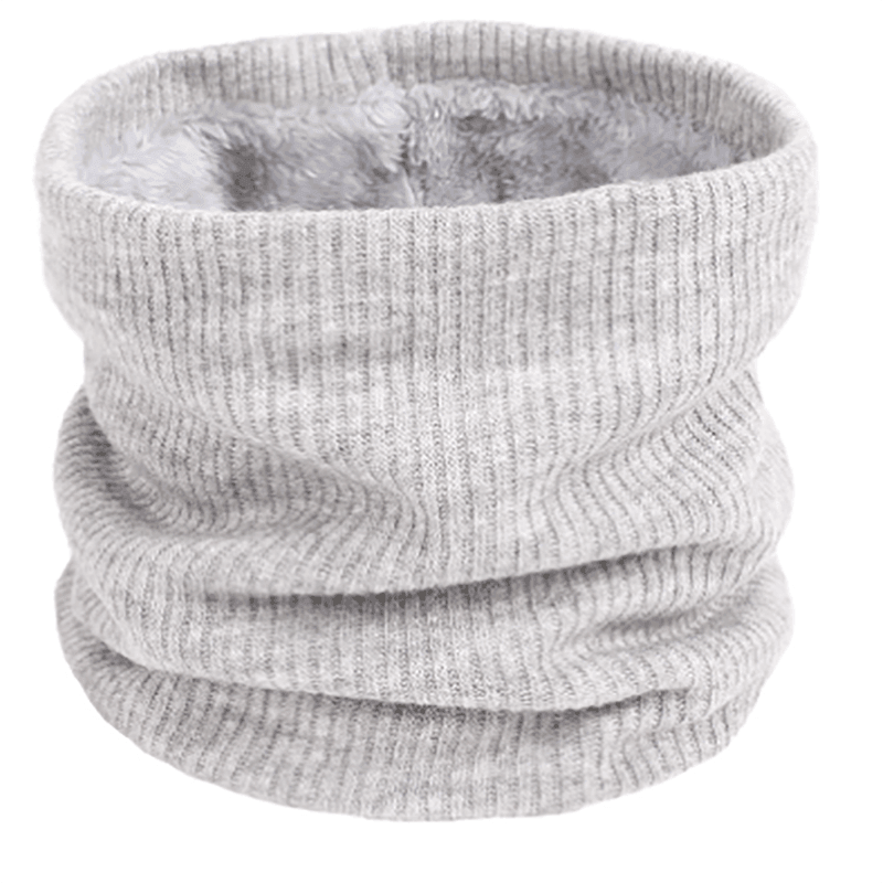 Fleece Neck Warmer Thermal Tube Scarf Winter Snood Hat for Men Women Outdoor - Navy 10