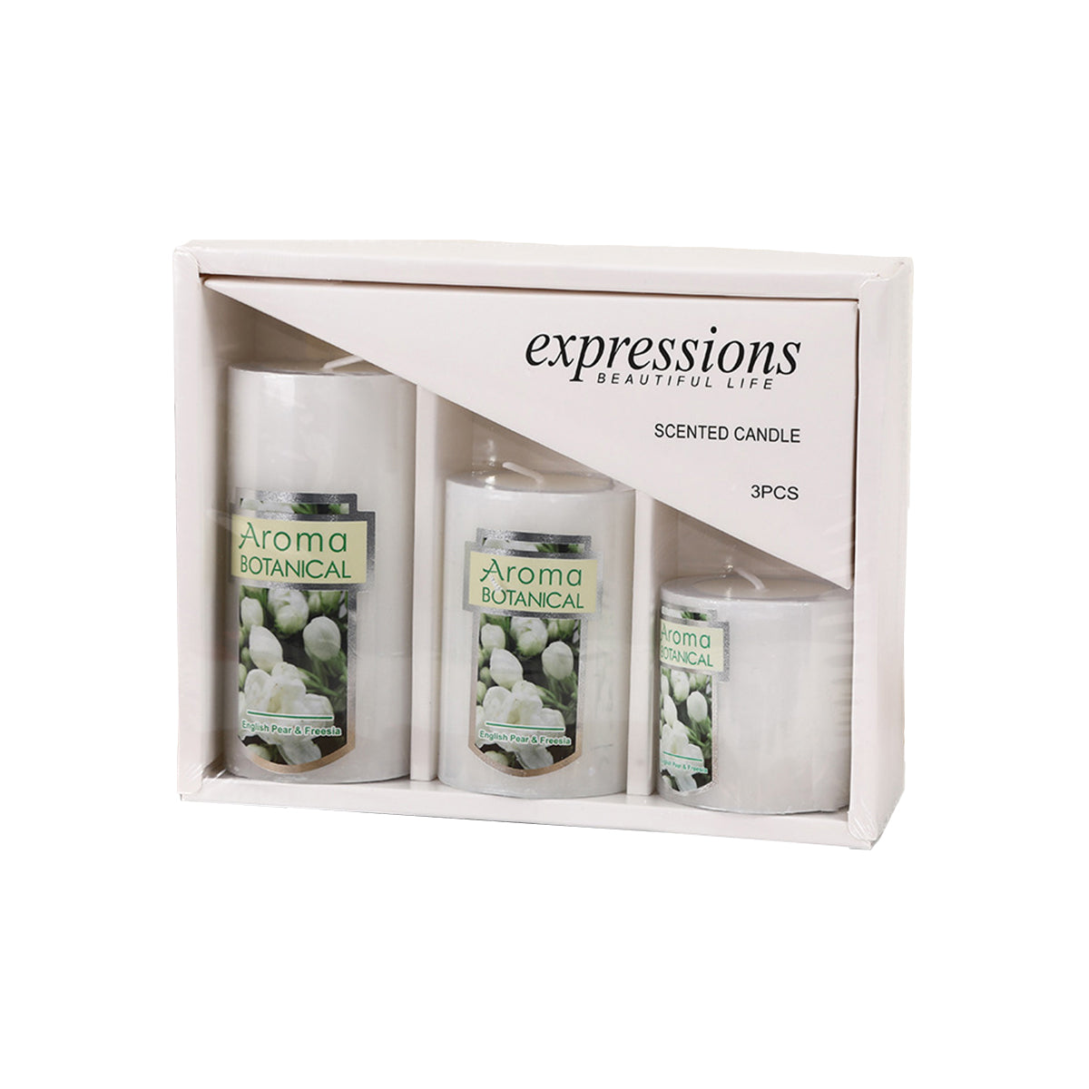 Classic Simple Cylindrical Scented Candles for Home Use Aromatherapy Decoration - White 7