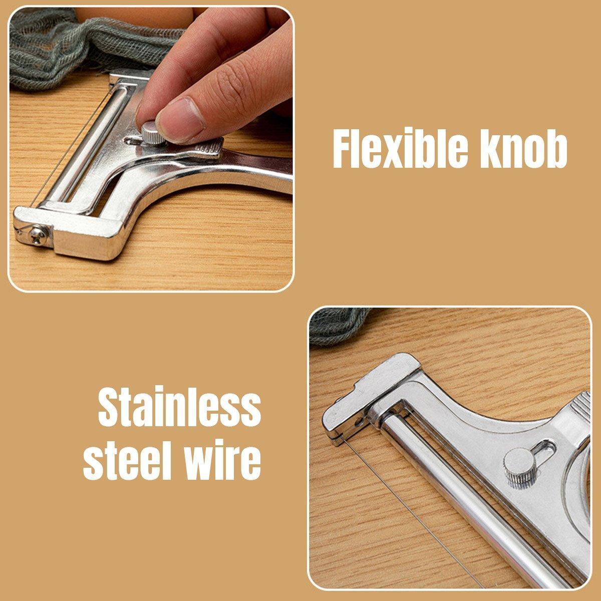 1/2 PCS Butter Cheese Grater Slicer Scraper Stainless Steel Kitchen Gadget Tool - 2PCS 3