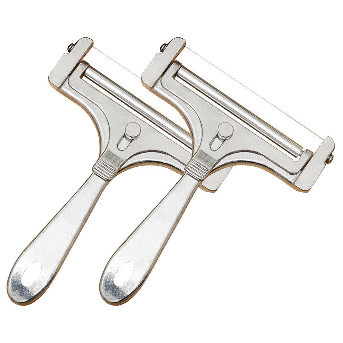 1/2 PCS Butter Cheese Grater Slicer Scraper Stainless Steel Kitchen Gadget Tool - 2PCS 7