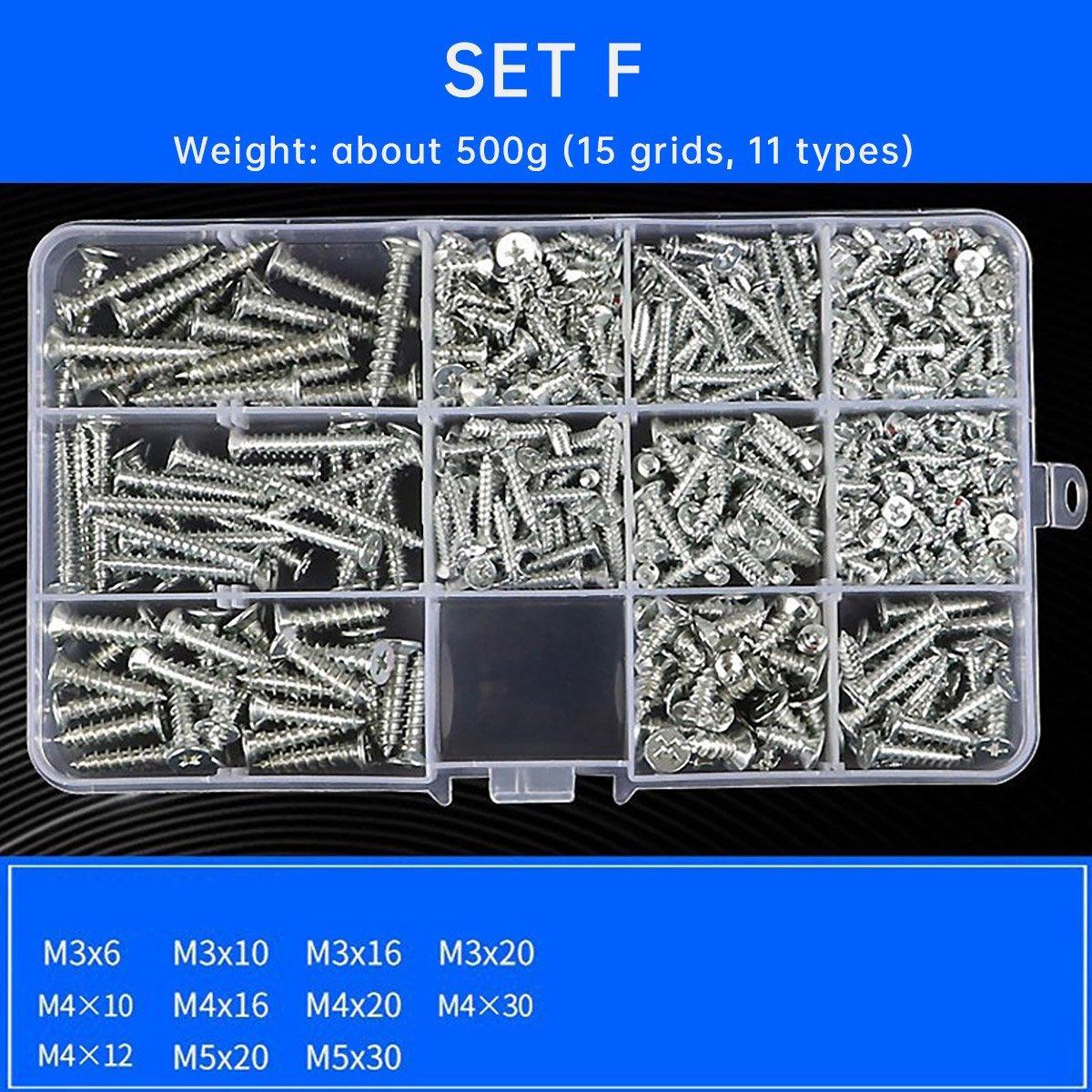 Household Self-tapping Screw Nut Gasket Box Set Multi-purpose Screw Assortment - G 10