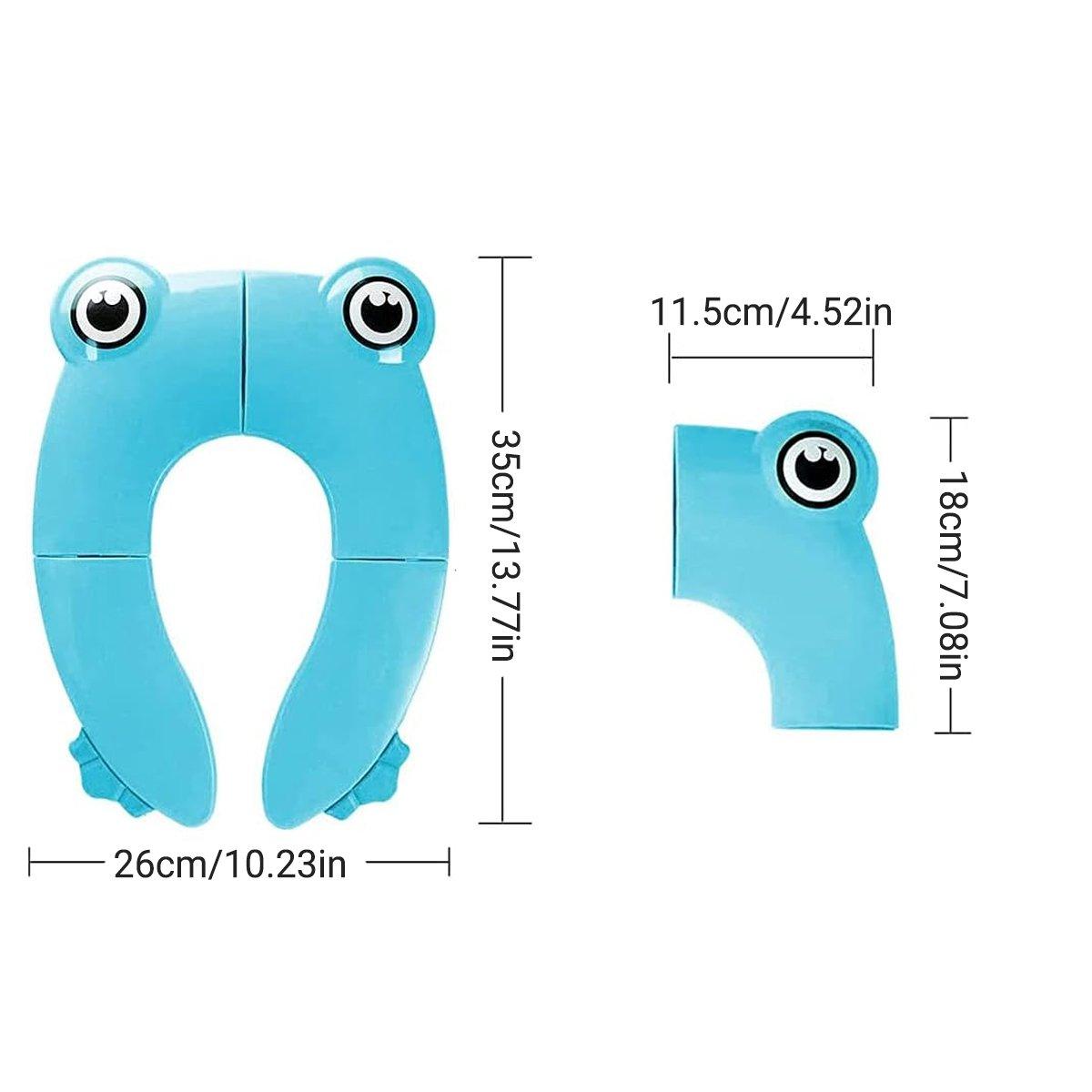 Blue Kids Toilet Seat Washer Portable Baby Training Seat for Easy Potty Training 3