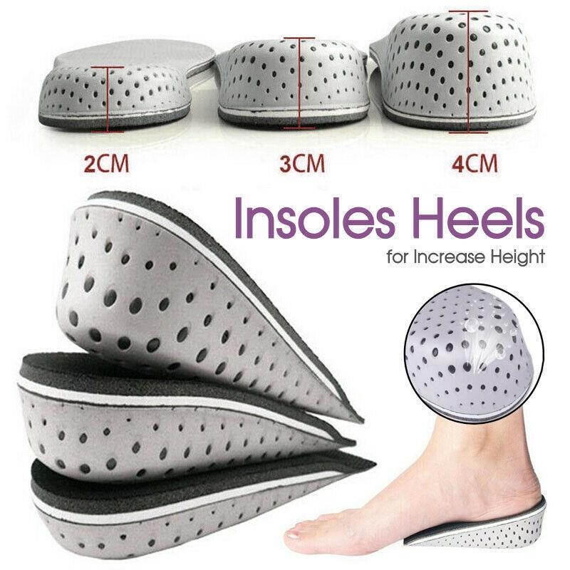 Heel Lift Insoles for Height Increase Invisible Cushion Pads for Shoes Unisex - 3CM