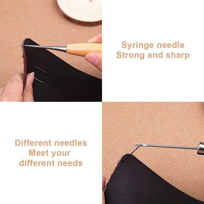 29 Pack Upholstery Repair Kit Leather Craft Tool Kit Leather Hand Sewing Needle 3