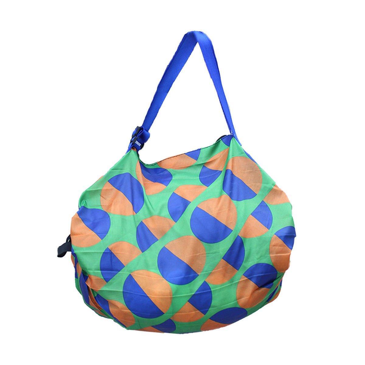 Large Foldable Eco-Friendly Shopping Bag Reusable Thickened Portable Travel Tote - 4 8