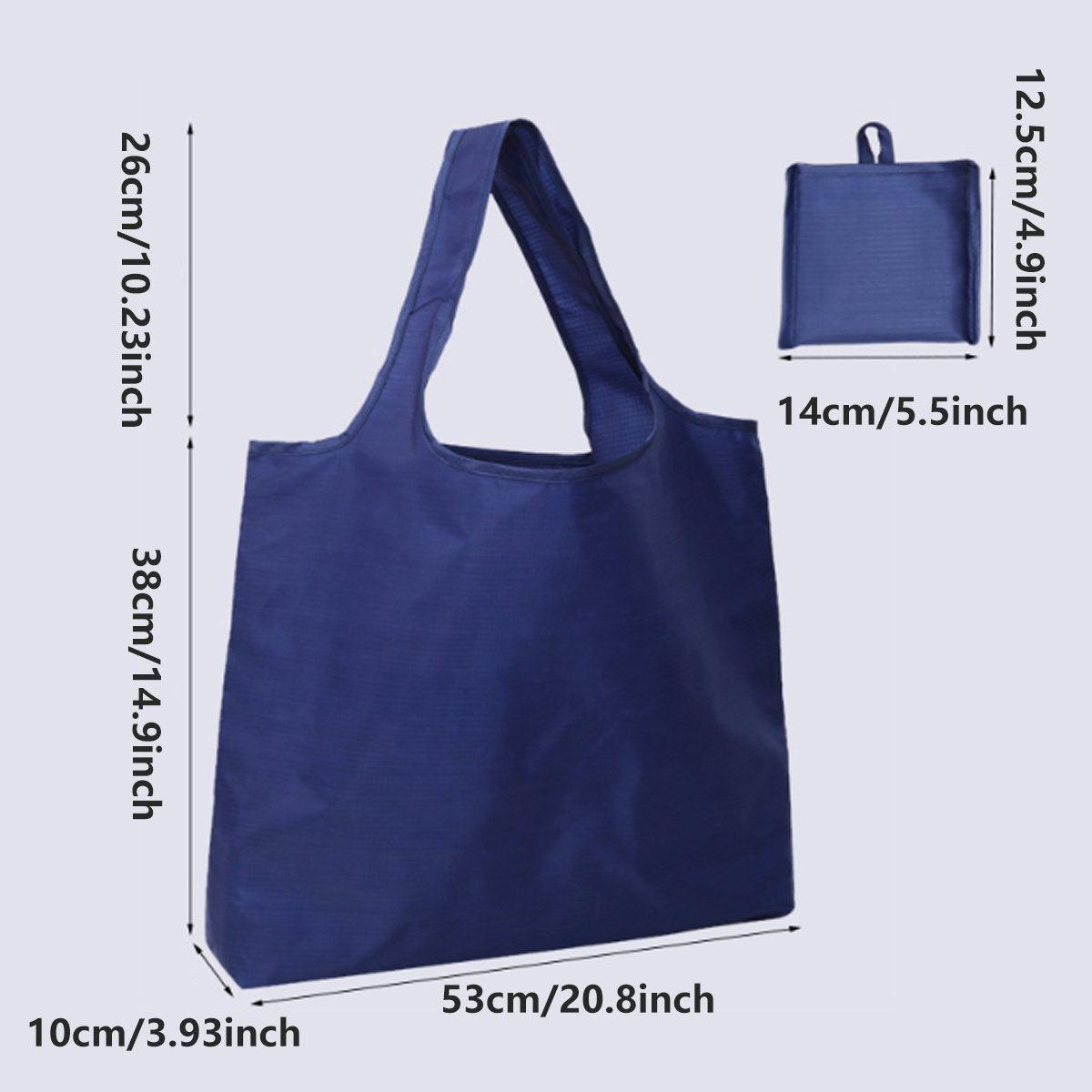Large Multi Colour Waterproof Shopping Bag Foldable Portable Reusable Bag - Grey 3