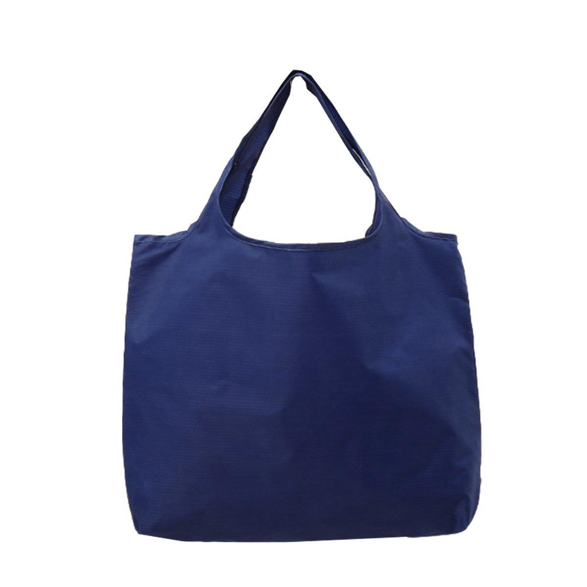 Large Multi Colour Waterproof Shopping Bag Foldable Portable Reusable Bag - Royal Blue 9