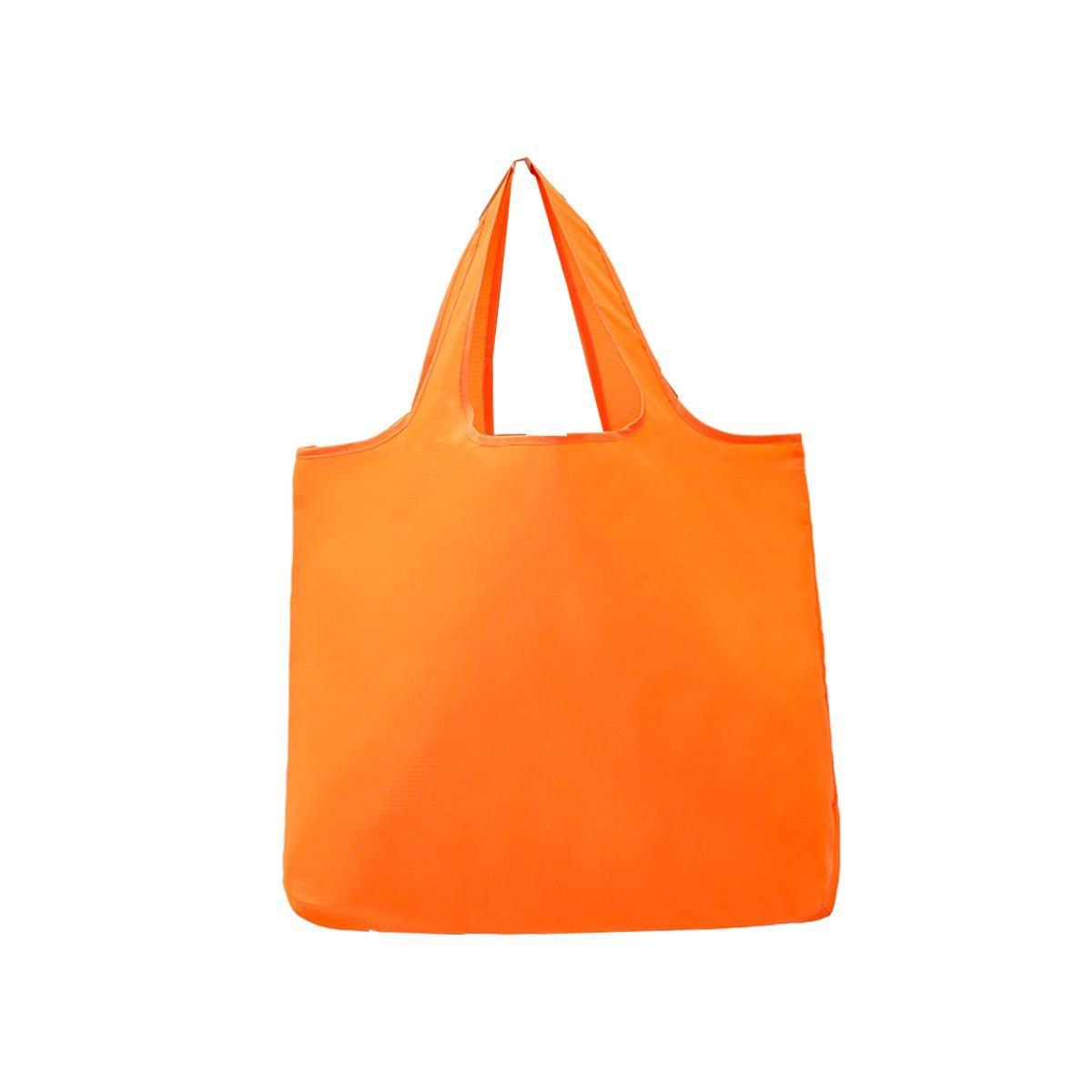 Large Multi Colour Waterproof Shopping Bag Foldable Portable Reusable Bag - Wine Red 13