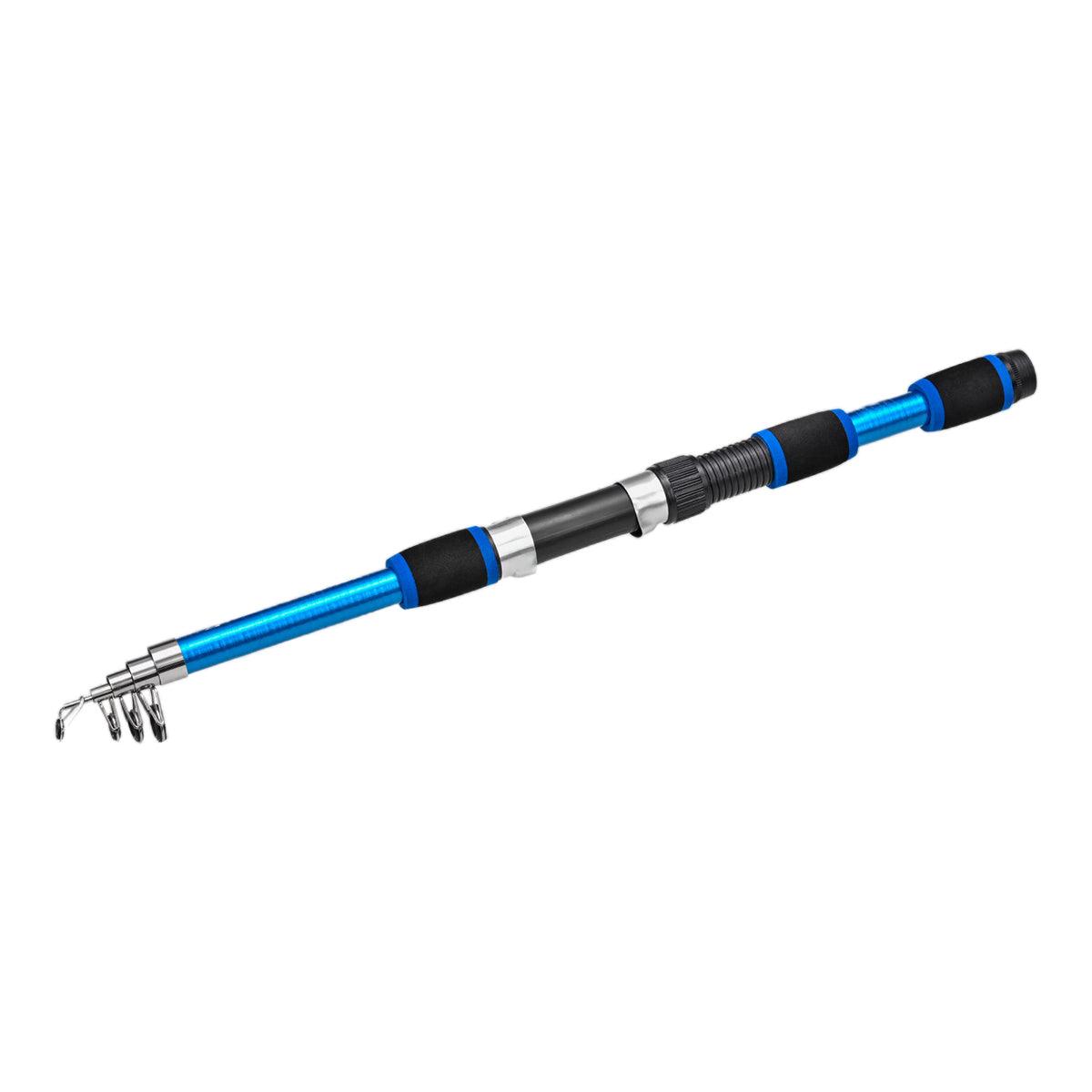 Telescopic Fishing Rod Lightweight Portable Sea Casting Rod Durable Glass Steel - Red 7