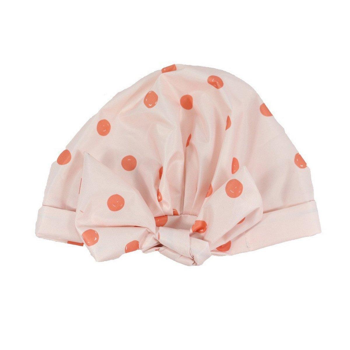 Woman Shower Cap Reusable Long Hair Large Turban Bathroom Waterproof Hair Cap - Streak 8