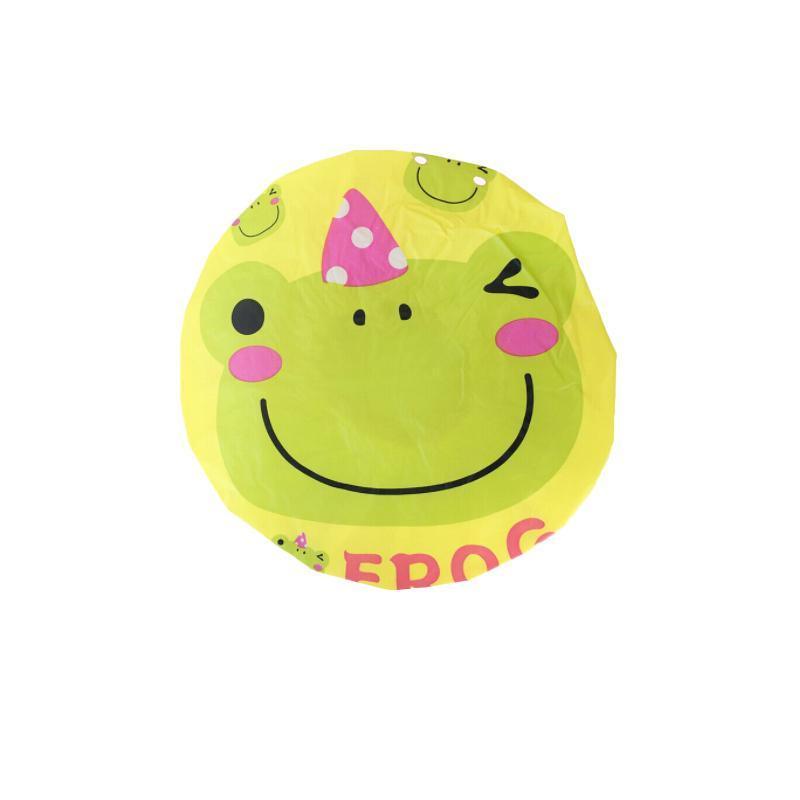 Reusable Women Girls Hair Wrap Waterproof Shower Bath Shower Cap Hat - Panda 8