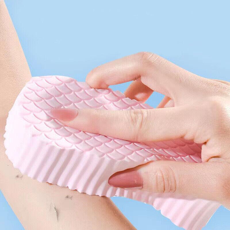 Exfoliating Shower Body Sponge Ultra Soft Bath Scrubber for Gentle Daily Use - White 5