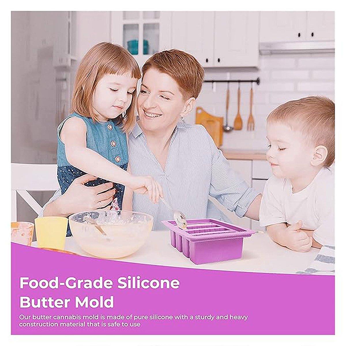 Silicone Butter Mould Nonstick Paste Mould Reusable Baking Tool for Kitchen Use 4