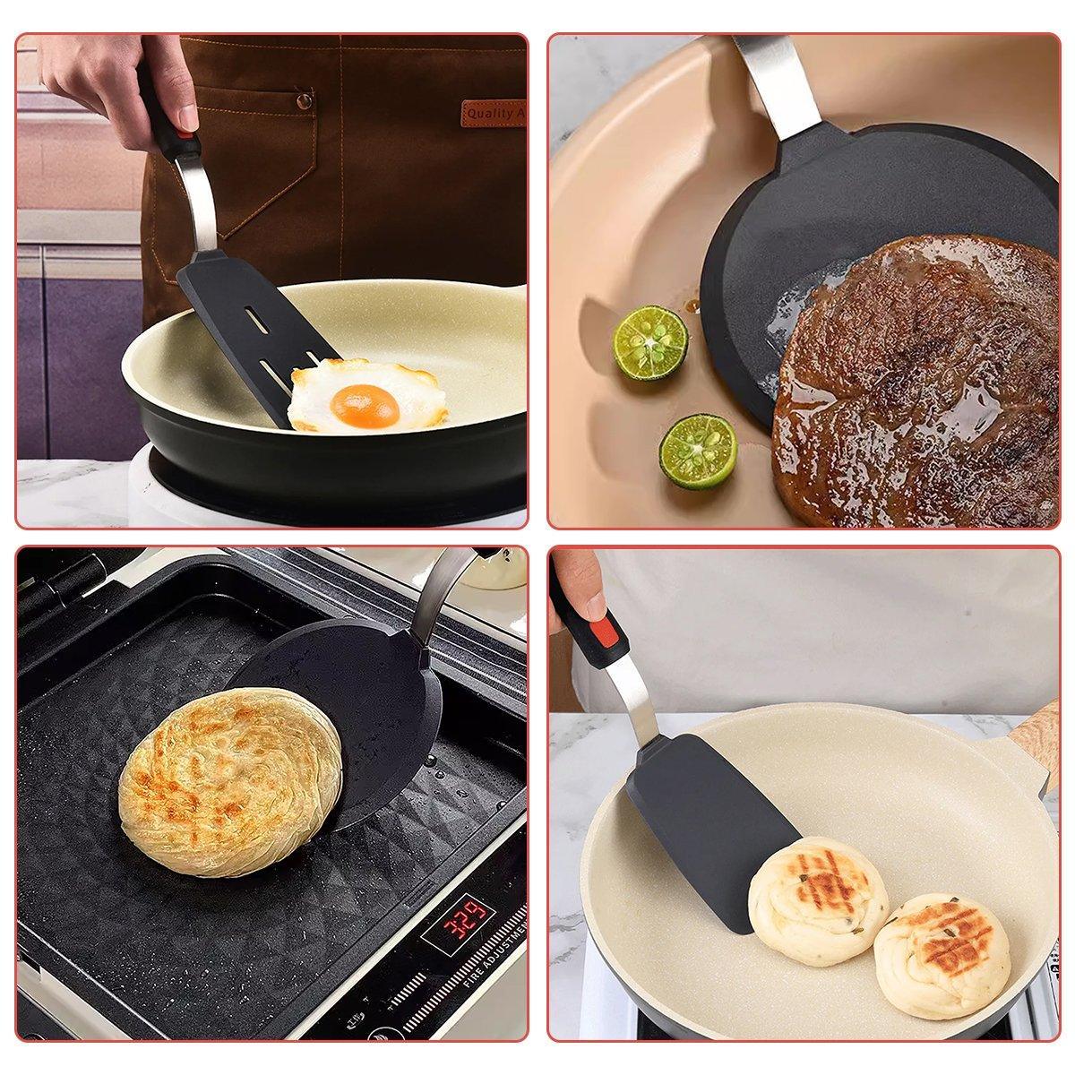 3PCS Silicone Spatula Kitchenware Silicone Cooking Spatula Kitchen Tool Set 4