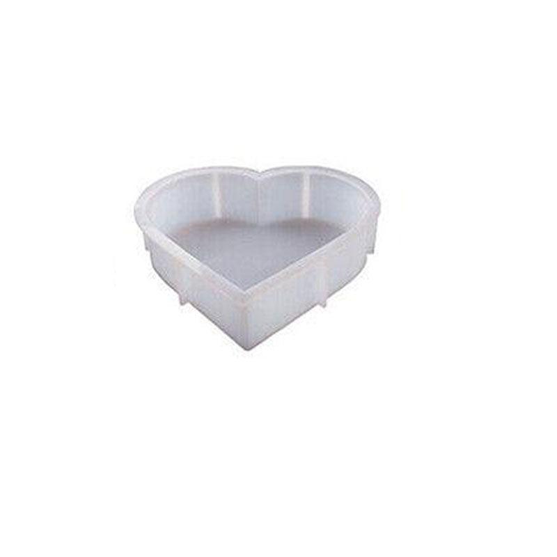 New Large Crystal Epoxy Resin Mold Geometry Cube Specimen Love Heart Round Mould - Square 10