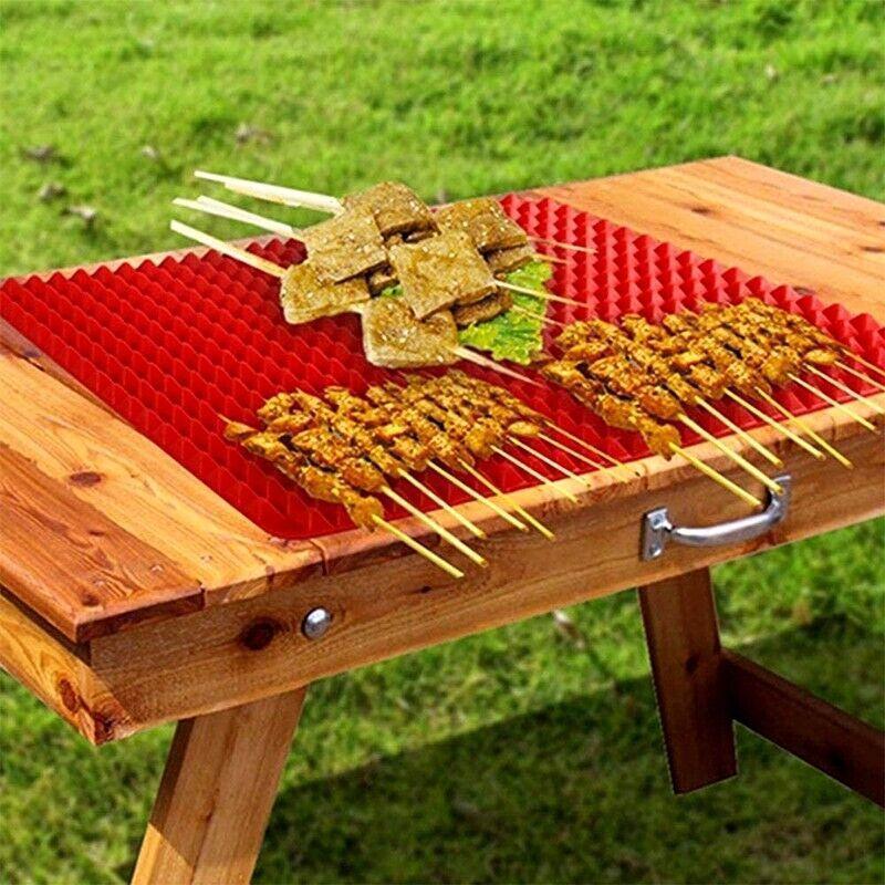 Tray Oven Pan Baking Mat Mould Sheet Liner Non-Stick Silicone Cook Pyramid 3