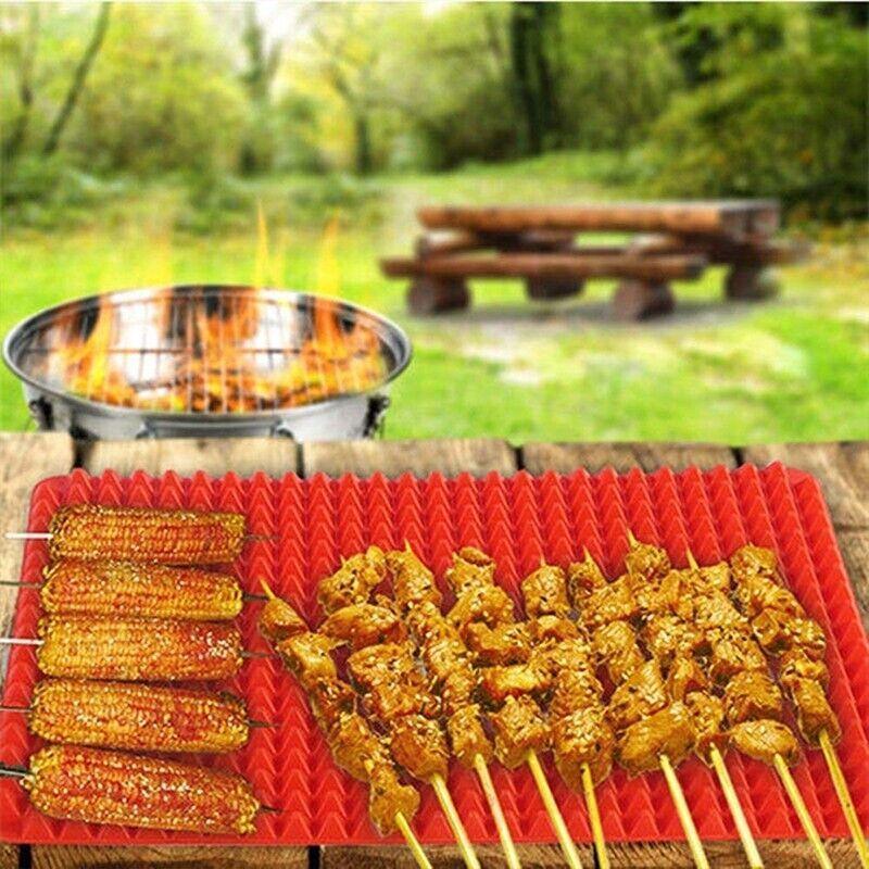 Tray Oven Pan Baking Mat Mould Sheet Liner Non-Stick Silicone Cook Pyramid 4