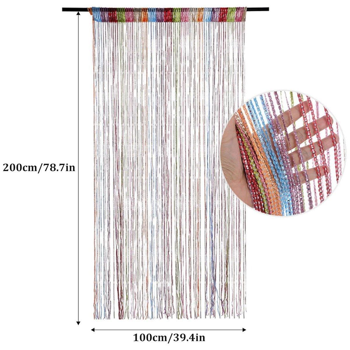 Tassel Decoration Fly Screen Panel Room Door Curtain Divider Window Bead String 3