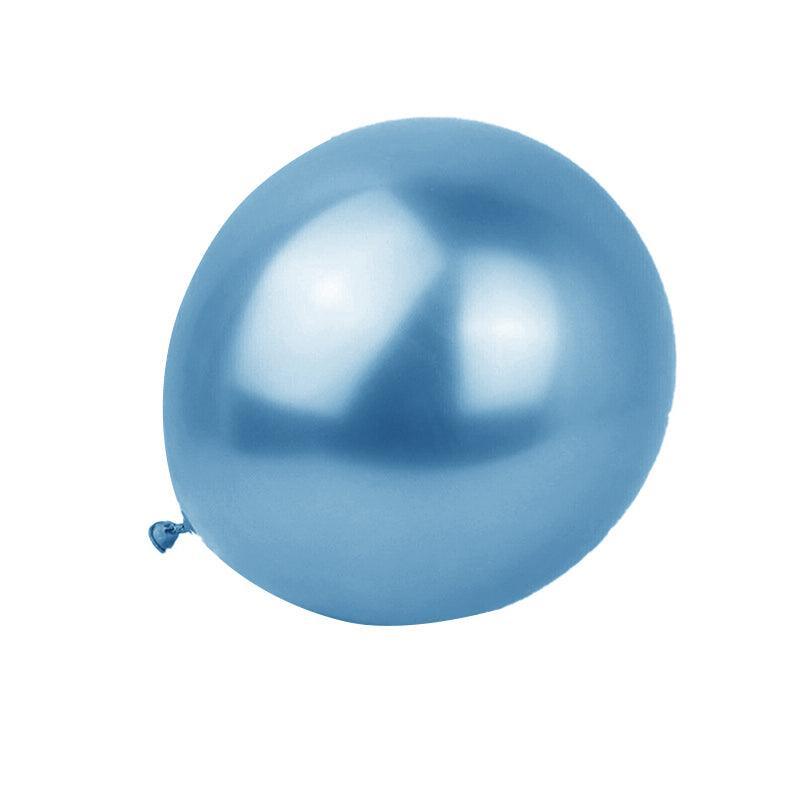 Metallic Latex Balloons 12 Inch Chrome Party Balloons for Birthday Wedding Decoration - Silver 50PCS 12