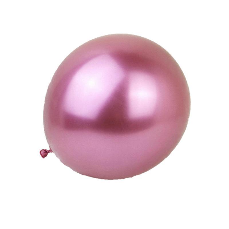 Metallic Latex Balloons 12 Inch Chrome Party Balloons for Birthday Wedding Decoration - Silver 50PCS 14