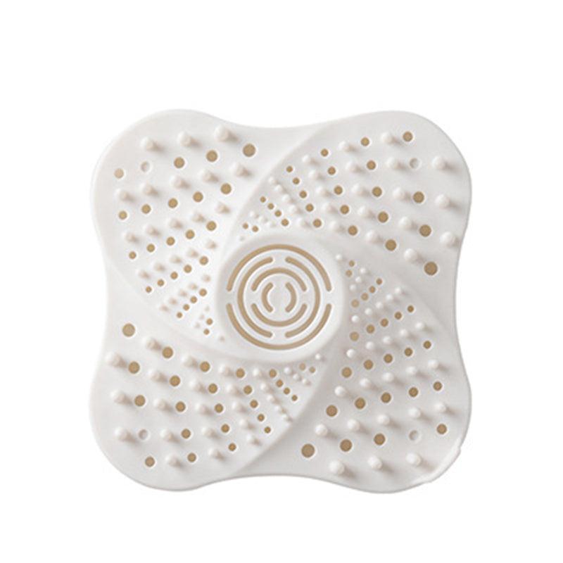 Sink Trap Filter Hair Catcher Shower Bath Cover Basin Stopper Drain Strainer - White 8