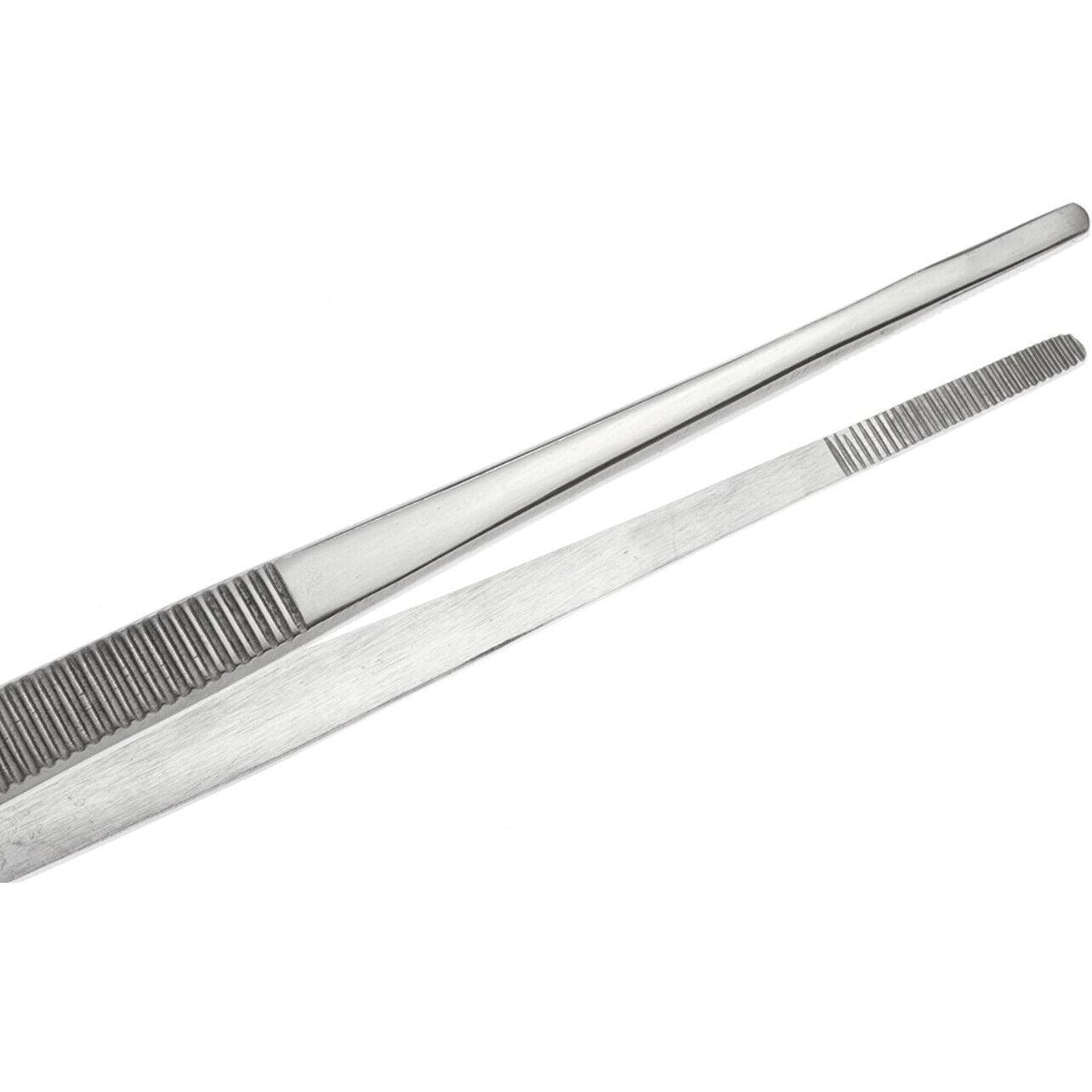 Kitchen Tweezers Silver Garden Tweezer For Professional Use Craft Home Long Au - CR 20cm 5