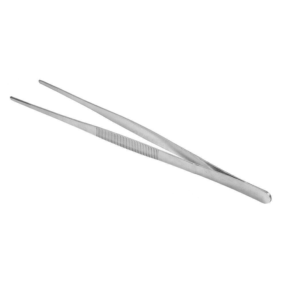 Kitchen Tweezers Silver Garden Tweezer For Professional Use Craft Home Long Au - CR 20cm 6