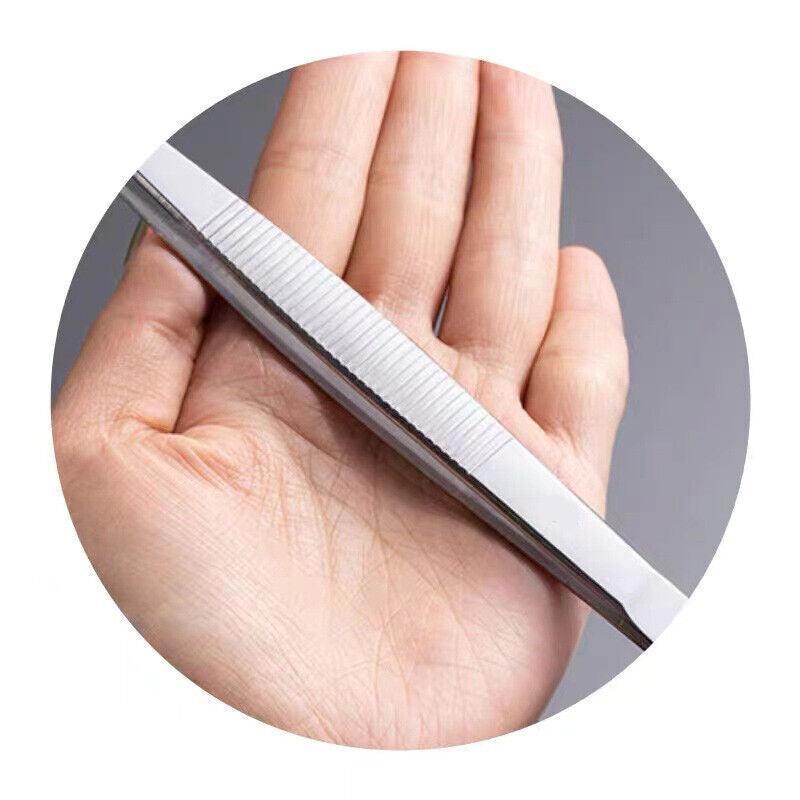 Kitchen Tweezers Silver Garden Tweezer For Professional Use Craft Home Long Au - CR 25cm 4