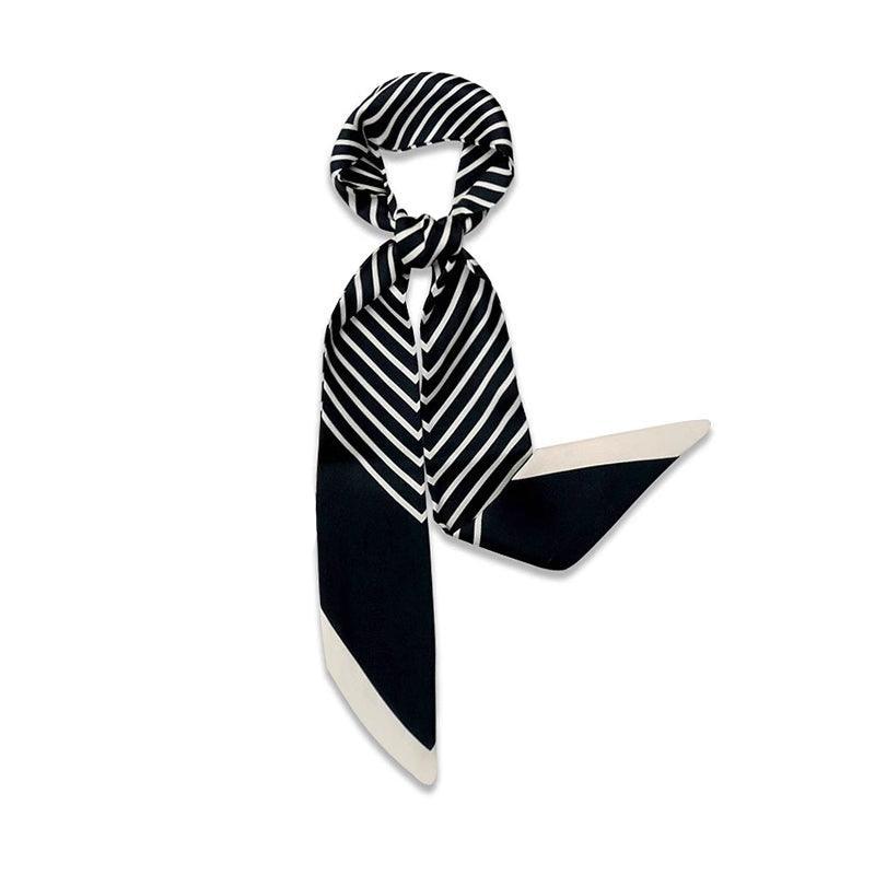 Square Silk Feel Satin Scarf Small Vintage Head Neck Hair Tie Band Women Elegant - 15 9