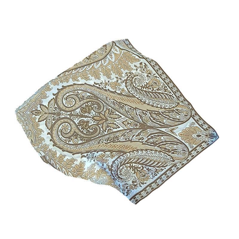 Square Silk Feel Satin Scarf Small Vintage Head Neck Hair Tie Band Women Elegant - 15 11