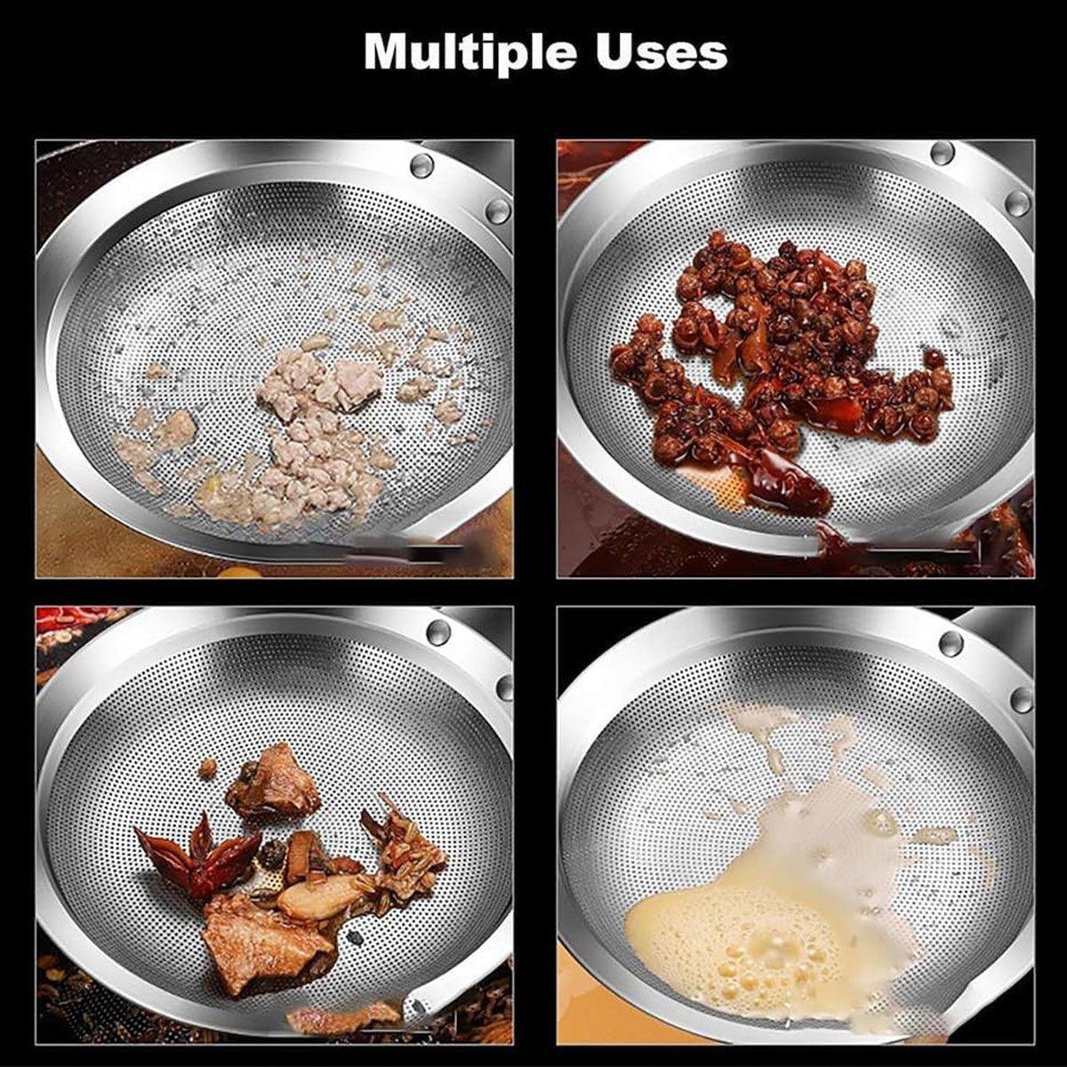 Oil Separator Spoon Mesh Fine Hole Filter Degreasing Residue Cooking Tool - Samll 5