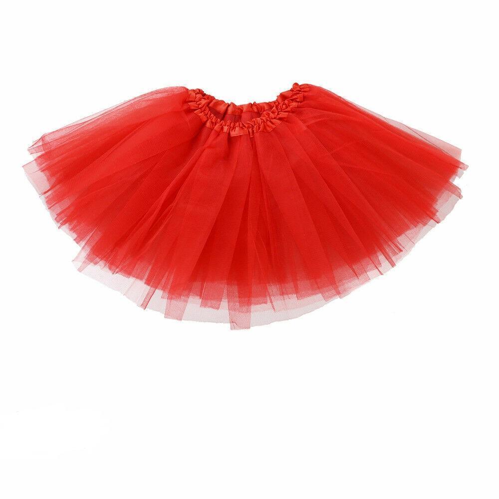 Girls Tutu Skirt Princess Dressup Party Costume Ballet Dancewear - Fruit Green 13