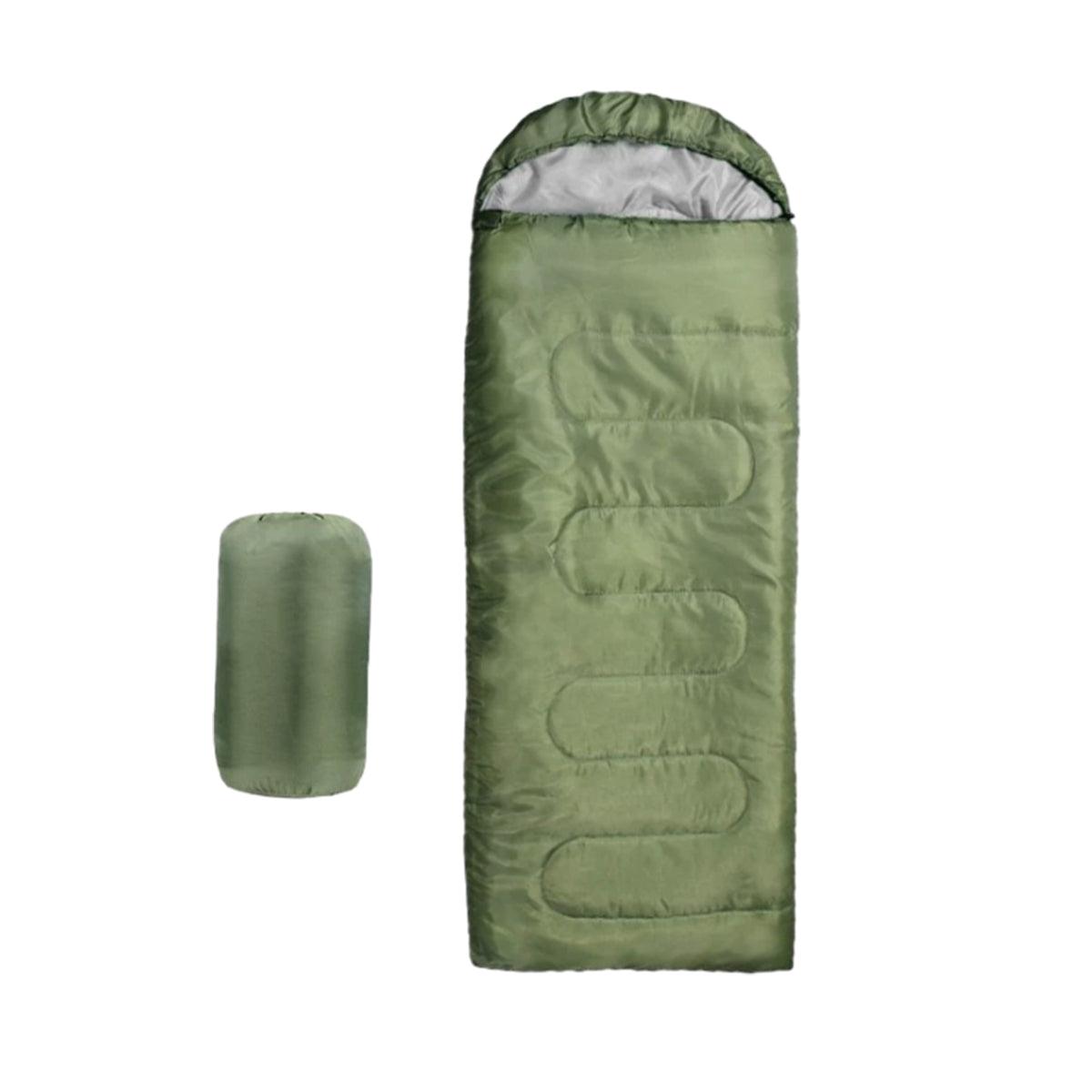 Single Sleeping Bag Outdoor Camping Hiking Thermal Warm Tent Travel Gear - Red 7