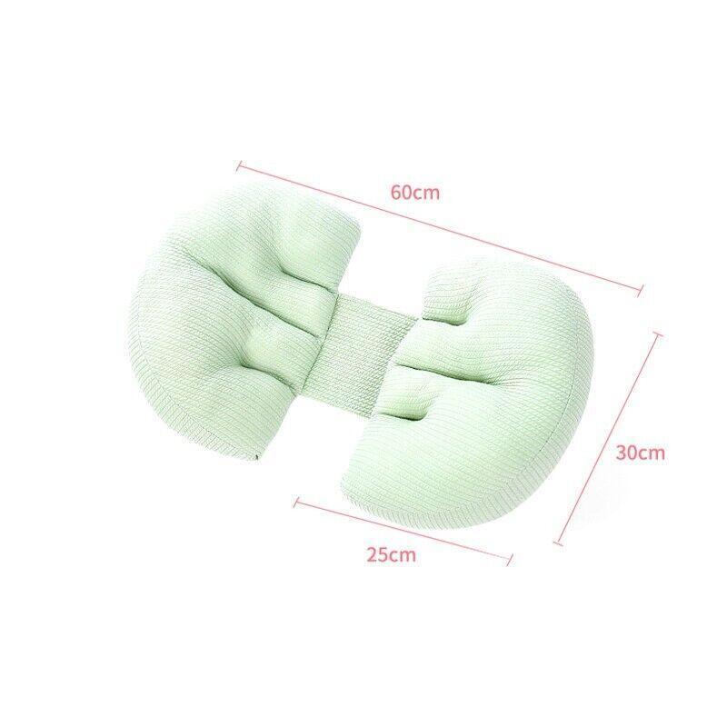 Adjustable Maternity Nursing Pillow Support Cushion for Pregnancy Sleep - Green 3