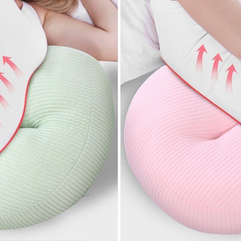 Adjustable Maternity Nursing Pillow Support Cushion for Pregnancy Sleep - Green 4