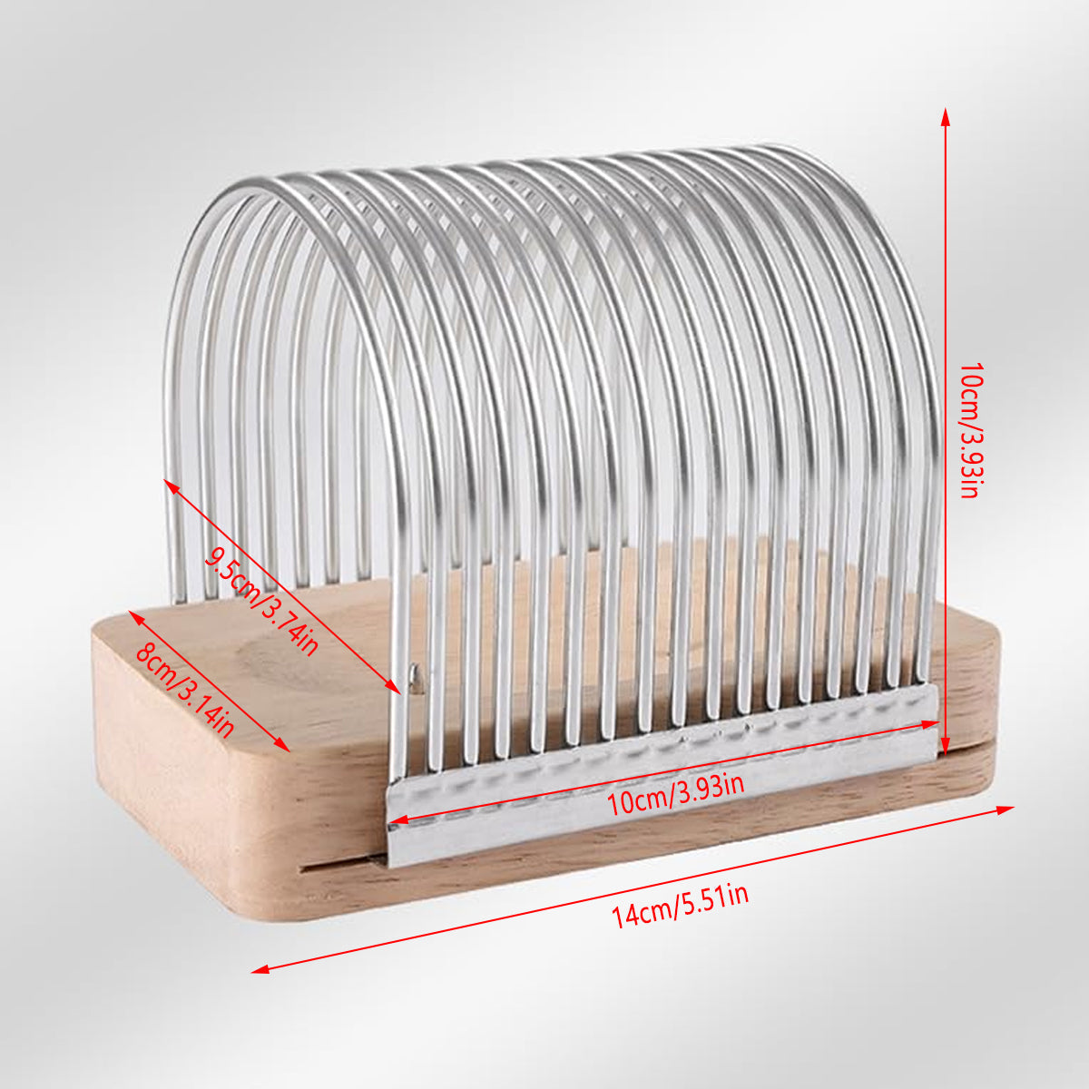 Multifunction Kitchen Bread Toast Slicer Potato Cheese Baking Cutter Divider 3