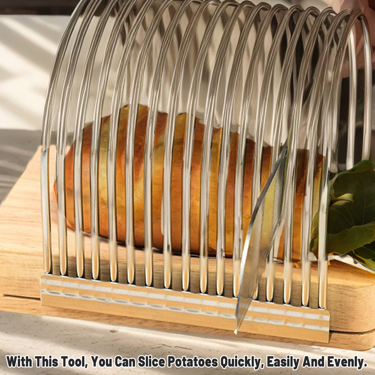 Multifunction Kitchen Bread Toast Slicer Potato Cheese Baking Cutter Divider 5
